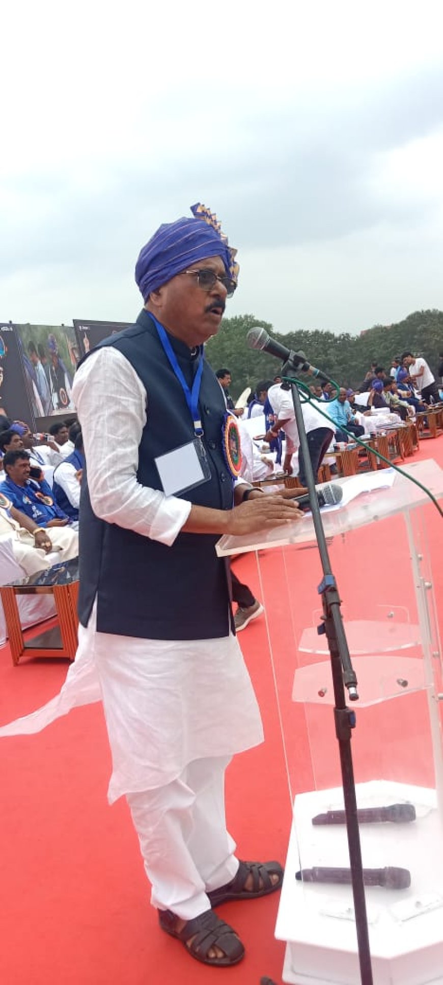 సభలో పాల్గొన్న నాగర్ కర్నూల్ పార్లమెంట్ సభ్యులు డాక్టర్ మల్లురవి గారు