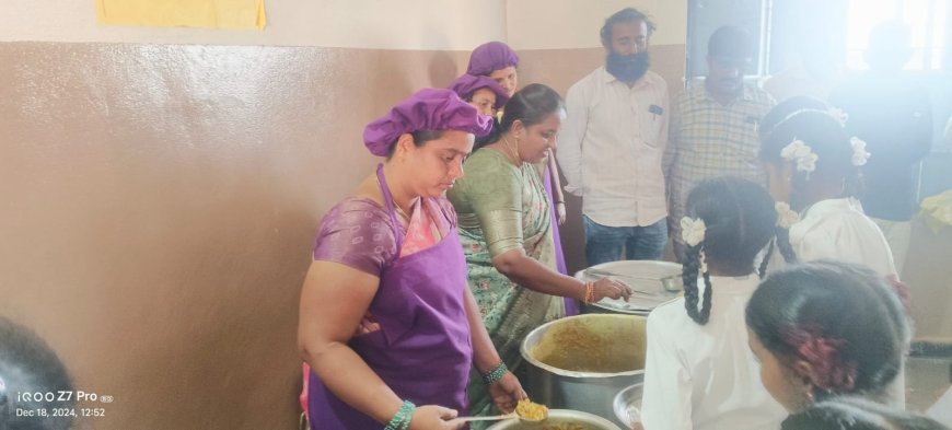 కస్తూర్బా గాంధీ పాఠశాలను ఆకస్మిక తనిఖీ చేసిన మున్సిపల్ చైర్ పర్సన్