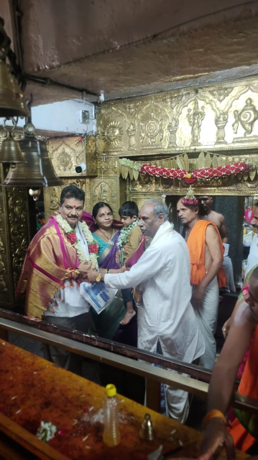 తిమ్మప్ప స్వామిని దర్శించుకున్న బండ్ల రాజశేఖర్ రెడ్డి...