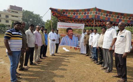 క్రికెట్ టోర్నమెంట్ ను ప్రారంభించిన జగ్గయ్యపేట ఎమ్మెల్యే శ్రీరామ్ తాతయ్య గారు