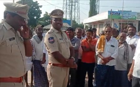 గ్రామాలలో ప్రజలు సోదర భావంతో మెలగాలి.. సీఐ టంగుటూరి శ్రీను 