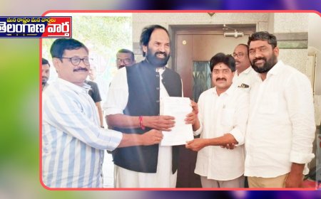 సాగునీటి విడుదల కొరకు ఇరిగేషన్ శాఖ మంత్రిని కలిసిన ఎమ్మెల్యే విజయుడు 