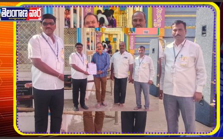 శ్రీ శ్రీ లక్ష్మీ నరసింహ స్వామి టెంపుల్ సందర్శించిన సీసీఆర్ సభ్యులు