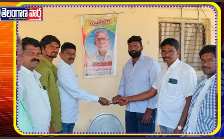 బాధిత కుటుంబాన్ని బీఆర్ఎస్ నాయకులు పరామర్శ