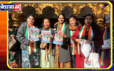 ఢిల్లీలో ప్రచారంలో పాల్గొన్న కాంగ్రెస్ మహిళ అధ్యక్షురాలు