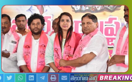 BRS పార్టీ తీర్ధం పుచ్చుకున్న NRI-ఆస్ట్రేలియా ధీరావత్ రాయమల్ దంపతులు