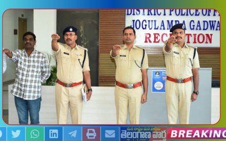 ప్రజాస్వామ్యంలో ఓటు వజ్రాయుధం:జిల్లా ఎస్పీ టి శ్రీనివాస రావు