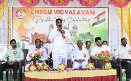 **150 అడుగుల జాతీయ పథకాన్ని ఆవిష్కరించిన""ఎమ్మెల్యే శ్రీరామ్ తాతయ్య గారు*