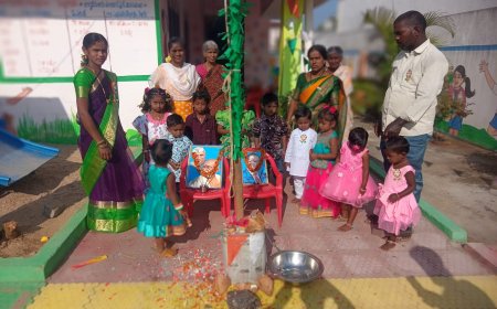 అంగన్వాడి సెంటర్ లో గణతంత్ర దినోత్సవ వేడుకలు