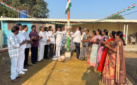 కాంగ్రెస్ పార్టీ కార్యాలయంలో గణతంత్ర దినోత్సవ వేడుకలు 