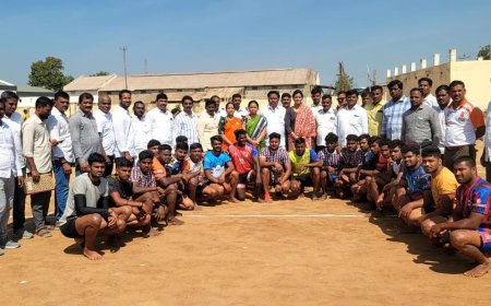 రాష్ట్ర స్థాయి కబడ్డీ పోటీలకు 18 మంది క్రీడాకారులు ఎంపిక..!