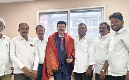 కోరిపల్లి శ్రీనివాస్ కు డాక్టరేట్ వచ్చిన సందర్భంగా""తాజ్ మహల్ హోటల్లో ఘనంగా సన్మానించారు మాదిగ సంఘాలు జేఏసీ నాయకులు