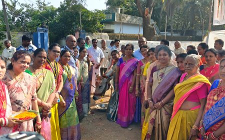 గోవు పూజ కుంకుమ పూజలు""నేలకొండపల్లి లో