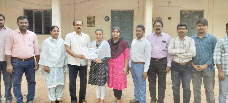 మానసిక వికాసానికి క్రీడలు అవసరం కేఆర్ఆర్ ప్రభుత్వ జూనియర్ కళాశాల