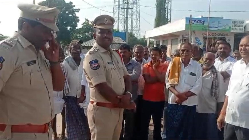 గ్రామాలలో ప్రజలు సోదర భావంతో మెలగాలి.. సీఐ టంగుటూరి శ్రీను 