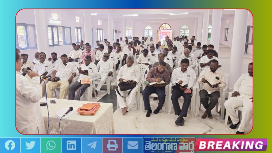 ఏకగ్రీవంగా ఎన్నికైన సూర్యపేట జిల్లా పాస్టర్స్ పెలోషిఫ్ కమిటీ