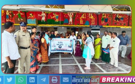 మహిళల రక్షణే  షీ టీమ్స్ ప్రధాన లక్ష్యం : జిల్లా ఎస్పీ శ్రీ టి.శ్రీనివాస్ రావు, ఐపీఎస్