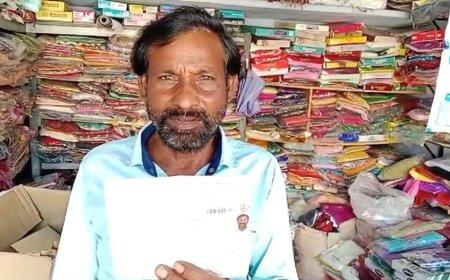 రైతుబంధు రాకుండ చేసిన అధికారులు.. నారాయణదాసు వెంకన్న  ఆవేదన