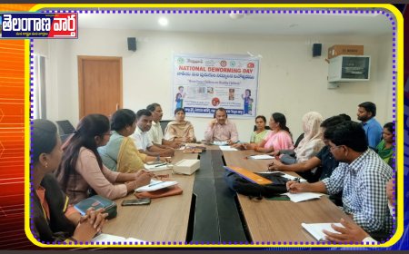 జాతీయ నులిపురుగుల నిర్మూలన దినము పై అవగాహన కార్యక్రమం.