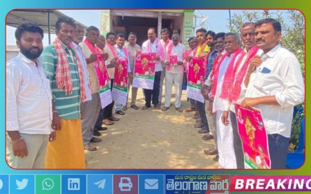 బిఆర్ఎస్ పార్టీ రాష్ట్ర డైరీ క్యాలెండర్ ఆవిష్కరణ