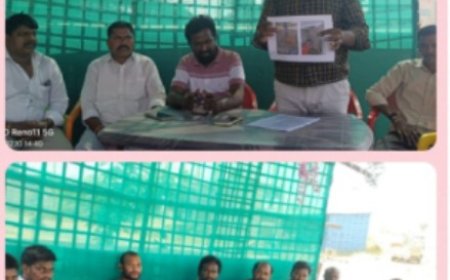 మంత్రిగారి అండతో 40 సంవత్సరాల నుండి ఉన్న చేతి పంపు బోరు రాత్రికి రాత్రి మాయం