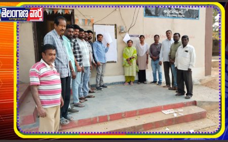 గ్రామ పంచాయతీల ముసాయిదా పోలింగ్ పోస్టర్ జాబితా ఏర్పాటు