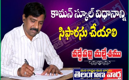 తెలంగాణ రాష్ట్ర విద్యా కమిషన్  కామన్ స్కూల్ విధానాన్నీ  సిఫారసు చేయాలి