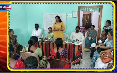 మండల సమాఖ్య కార్యాలయంలో ఆరోగ్య శిక్షణ సదస్సు 