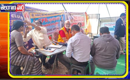 లైన్స్ క్లబ్ ఆఫ్ హనుమకొండ పద్మాక్షి మెగా హెల్త్  క్యాంప్