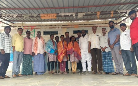 జాతీయ కరాటే విజేతలను సన్మానించిన మాజీ సర్పంచ్ కొమ్మిడి శకుంతల ప్రభాకర్ రెడ్డి