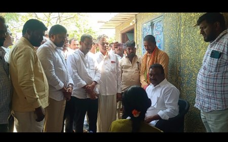 నిరుపేద మహిళా కుటుంబానికి అండగా నిలిచిన తుంగతుర్తి శాసనసభ్యులు మందుల సామేలు 