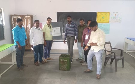 మండల కేంద్రానికి చేరుకున్న పోలిoగ్ మెటీరియల్ సిబ్బంది