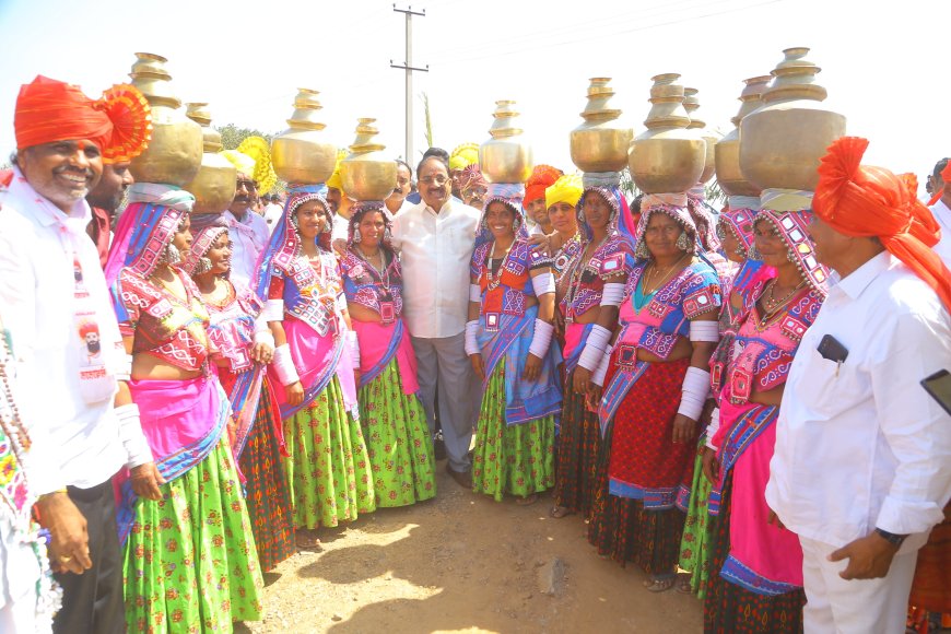 **సంత్ సేవాలాల్ మహారాజ్ జన్మదిన వేడుకల్లో""పాల్గొన్న మంత్రి తుమ్మల**