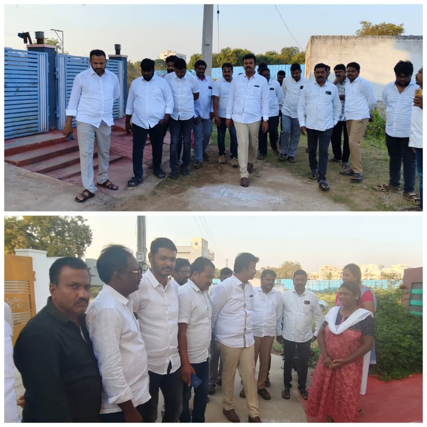 **ఖమ్మం స్థానిక 20 డివిజన్లో సమస్యలు తెలుసుకున్న"" యువ నాయకులు డాక్టర్ తుమ్మల యుగంధర్*