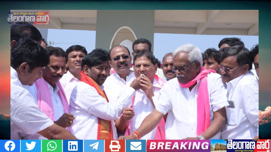 యాదాద్రి పవర్ ప్లాంట్ లో   తెలంగాణ రాష్ట్ర మాజీ ముఖ్యమంత్రి వర్యులు మరియు బీఆర్ఎస్ పార్టీ అధినేత  కేసీఆర్ జన్మదిన వేడుకలు