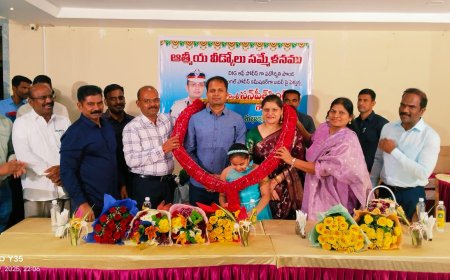 సన్ ప్రీత్ సింగ్ కి సన్మానం చేసి వీడ్కోలు తెలిపిన జిల్లా పోలీసు..