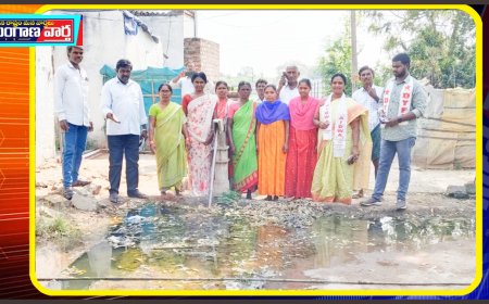 పడకేసిన పరిశుభ్రత కుక్కడం గ్రామపంచాయతీ  సిపిఎం మండల కార్యదర్శి రొండి శ్రీనివాస్