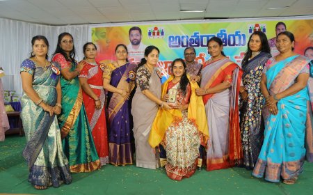 ప్రగతి  గ్రామ సమైక్య మహిళా దినోత్సవ వేడుకలు