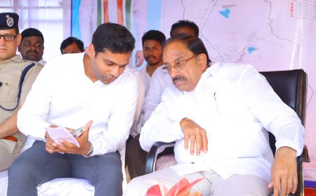 ఖమ్మం నగరంలో అండర్ గ్రౌండ్ డ్రైనేజీ పనులకు శంకుస్థాపన""మంత్రి తుమ్మల