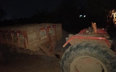 ఇసుక ట్రాక్టర్ పట్టివేత