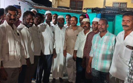 పనిగిరిలో  ఇఫ్తార్ విందు  కాంగ్రెస్ పార్టీ ఆధ్వర్యంలో