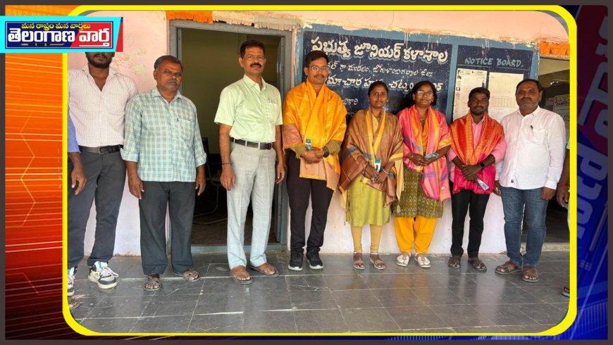 నూతనంగా నియమితులైన అధ్యాపకులకు స్వాగత సన్మానం