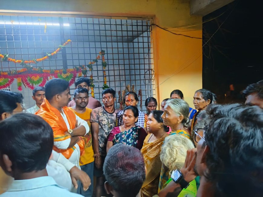 సమ్మక్క - సరళమ్మ ల జాతర మహోత్సవం కు హాజరైన యువనేత ధనసరి సూర్య గారు