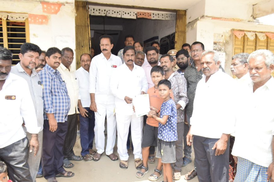 **ముఖ్యమంత్రి సహాయనిధి మంజూరు""ఎమ్మెల్యే శ్రీ శ్రీ రామ్ తాతయ్య*
