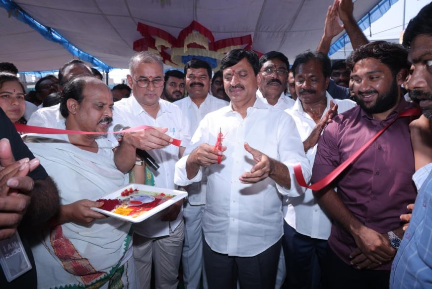 **జూడియో షోరూమ్ ను ప్రారంభించిన""మంత్రి పొంగులేటి*