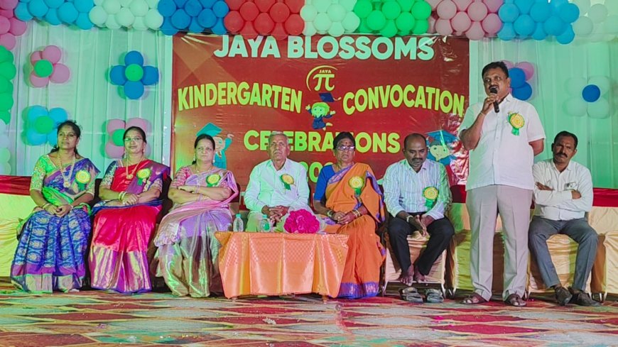 చిన్నారులకు జయ స్కూల్ నందు మెరుగైన విద్య