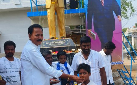 **గౌరవరంలో అంబేద్కర్ జయంతి ఘనంగా నిర్వహించిన "తెలుగుదేశం పార్టీ అధ్యక్షులు కట్టా వెంకట నరసింహారావు*