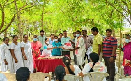 ప్రాథమిక ఆరోగ్య కేంద్రం నందు క్షయ వ్యాధిగ్రస్తులకు పౌష్టికాహారం తిట్ల పంపిణీ