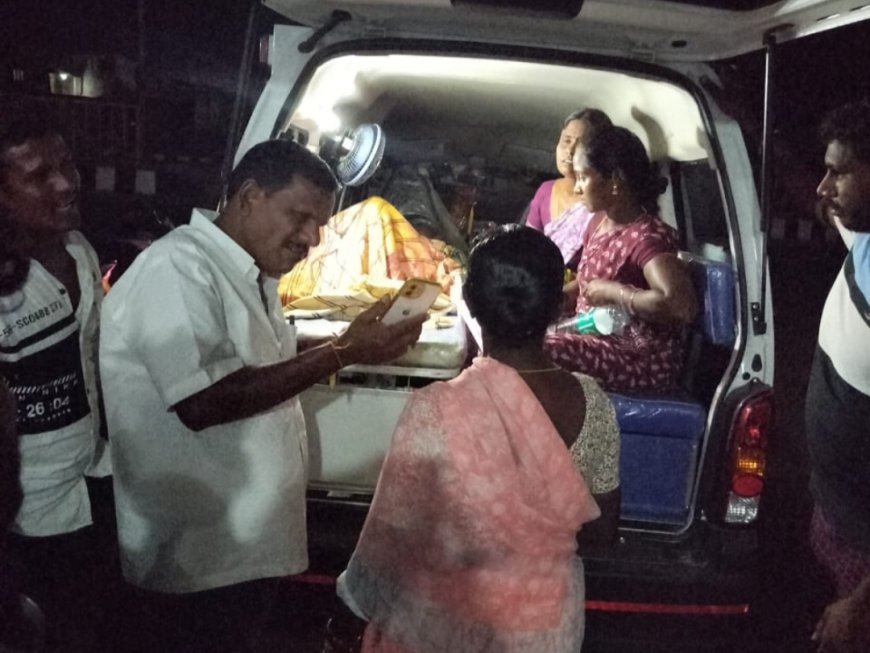 మానవత్వం చాటుకున్న సీనియర్ జర్నలిస్ట్ కందుకూరి లక్ష్మయ్య