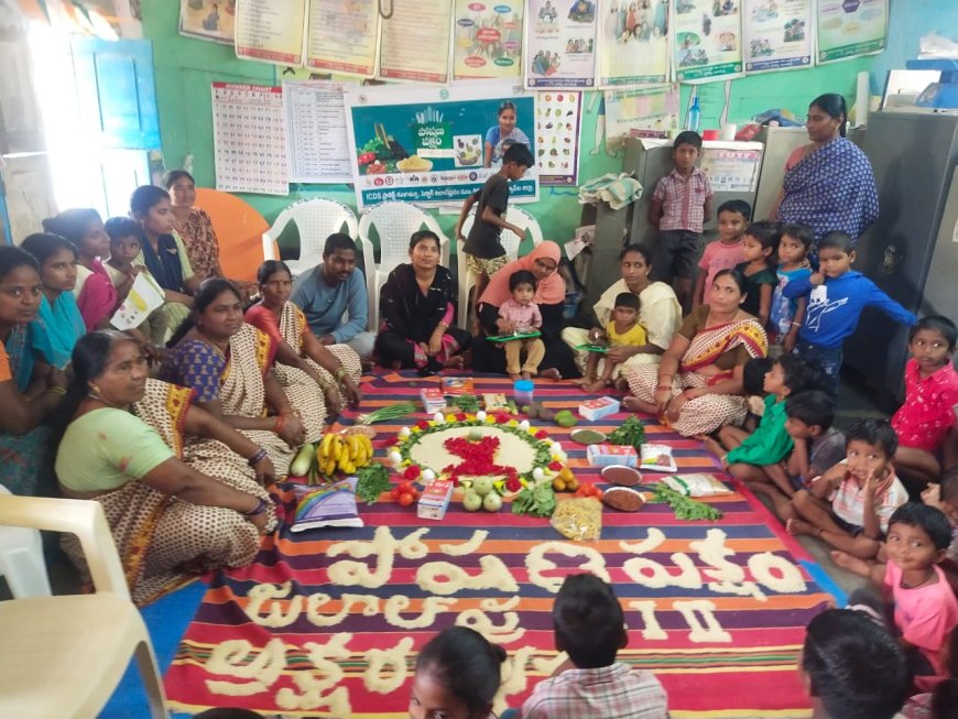 జలాల్ పురం లో పోషణ పక్షం అవగాహన